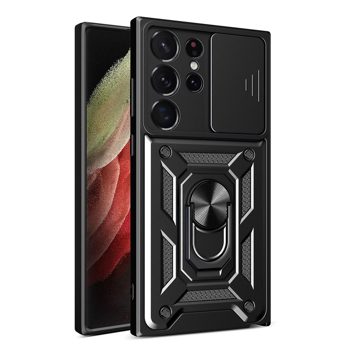 Калъф fixGuard CamShield Pro за Samsung Galaxy S21 Ultra 5G, Black