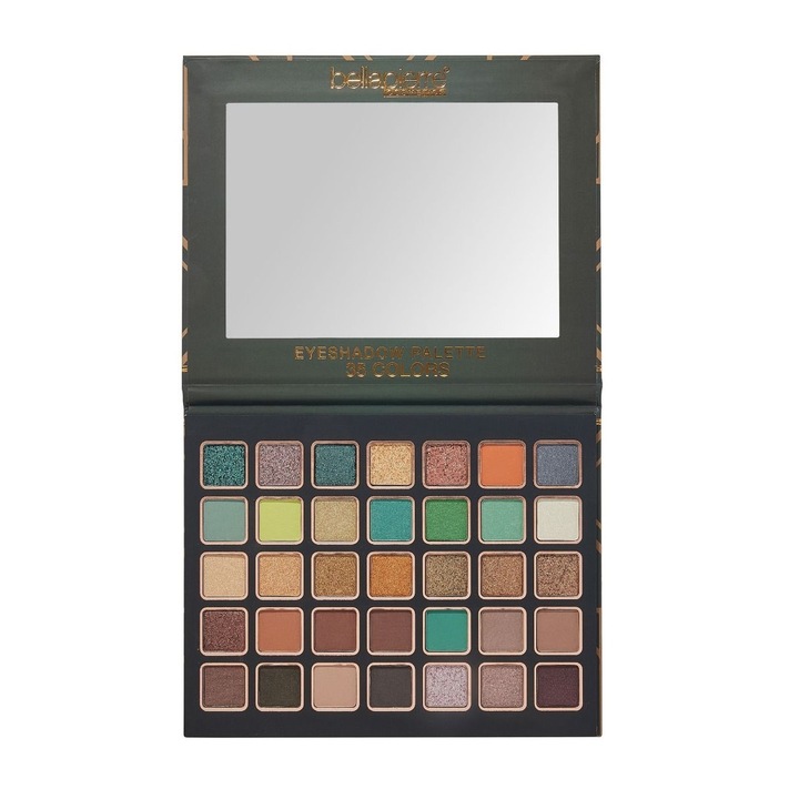 Paleta farduri BellaPierre, Emerald City, 35 culori, 35 g