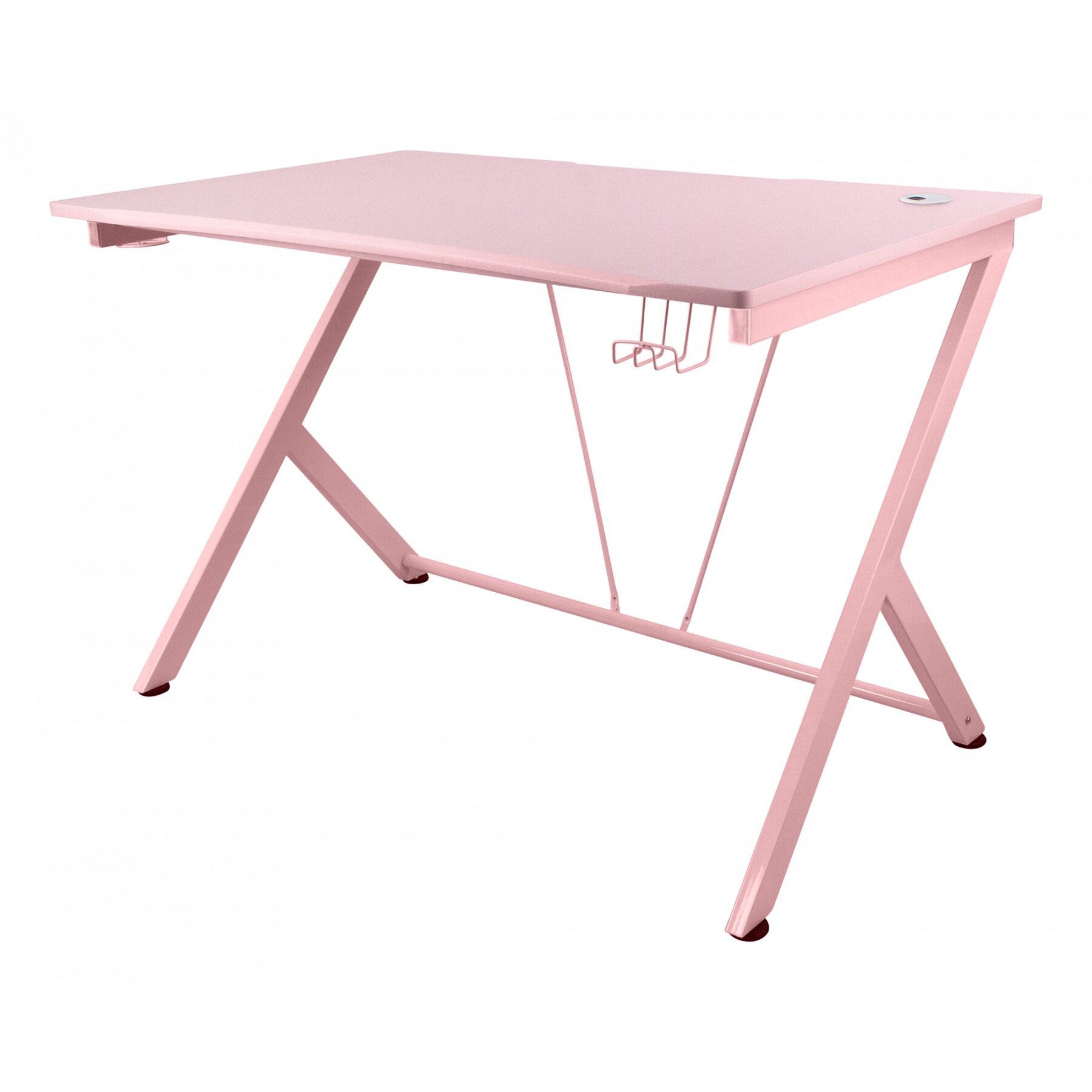 Birou de gaming DELTACO GAMING 116x75x75cm, picioare metalice ...
