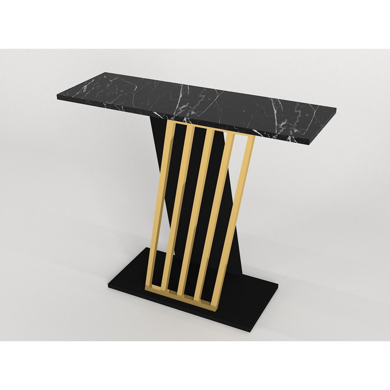 Masa Decor Living/Hol, UnicUtil, 90x29,6x76,8 cm, Negru - eMAG.ro