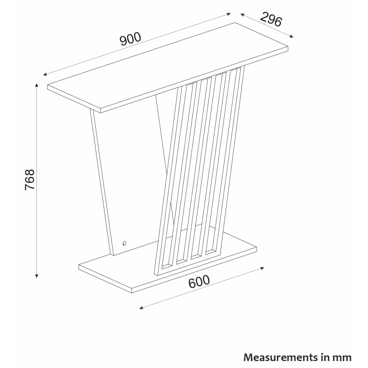 Masa Decor Living, UnicUtil®, Masa Decor Living 90X76.8X29.6 Cm Cu Raft ...