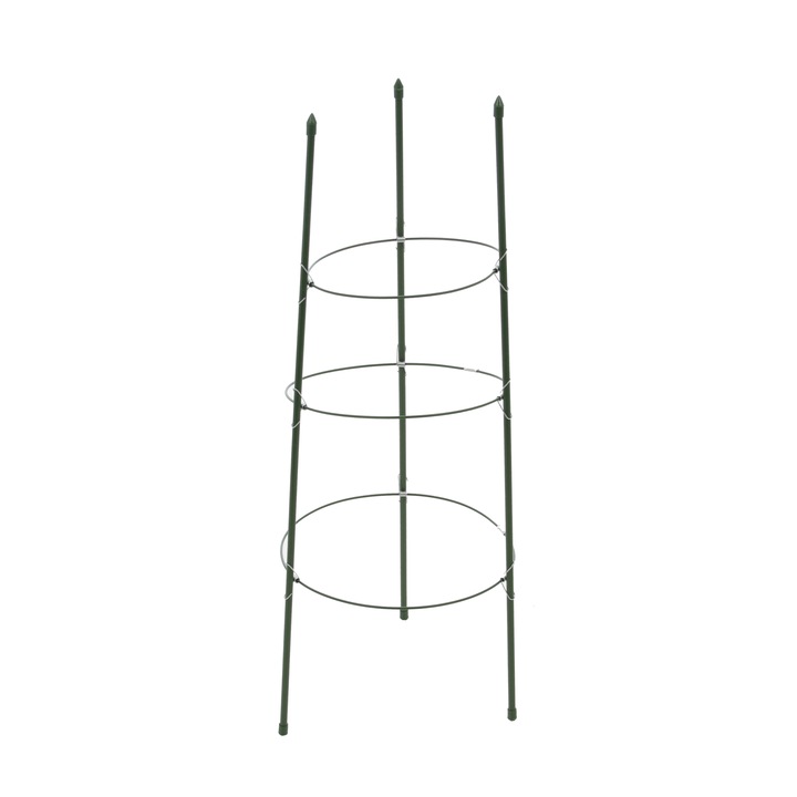 Suport pentru flori Eba®, otel plasticat, verde, 22 x 60 cm