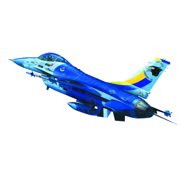 Repülőgép MisterCraft Lockheed Martin F-16A-15 Gunsmoke 89 1:72 MCR D33