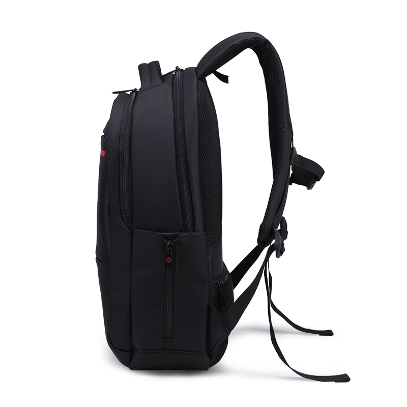 Rucsac laptop 19", casual, impermeabil, cu husa antisoc pentru laptop, Tigernu, 54x35x20 cm, Negru