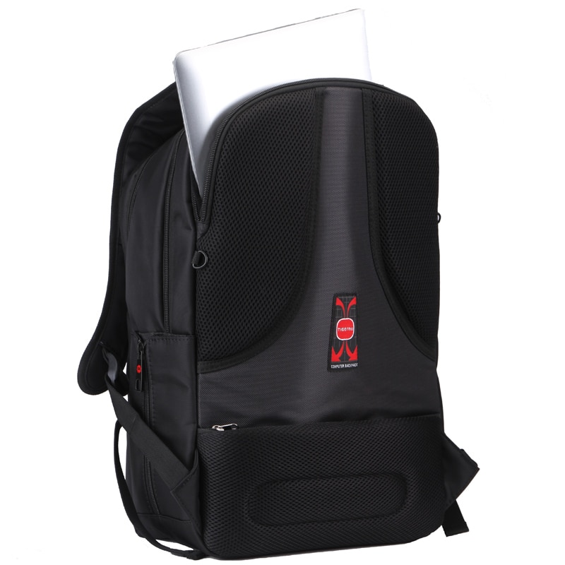 Rucsac laptop 17" smart casual, impermeabil, Tigernu, 49x33x16 cm, Negru