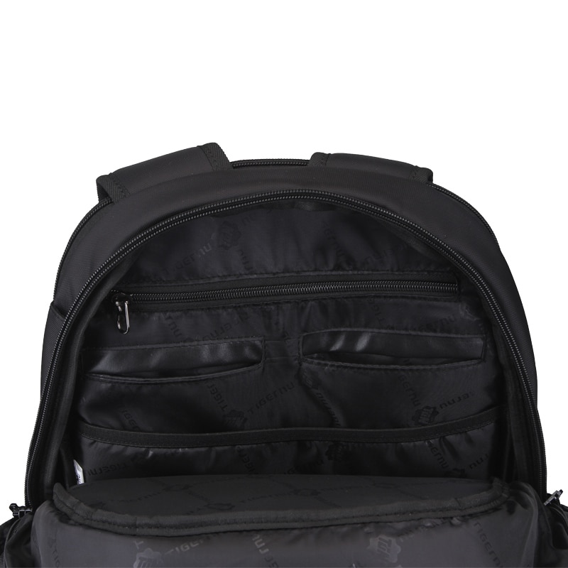 Rucsac laptop 17" smart casual, impermeabil, Tigernu, 49x33x16 cm, Negru