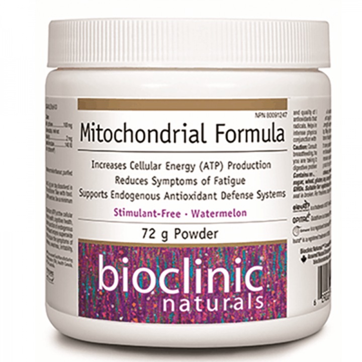 Хранителна добавка Natural Factors, Mitochondrial Formula, Митохондриална формула 72 g пудра х 30 дози