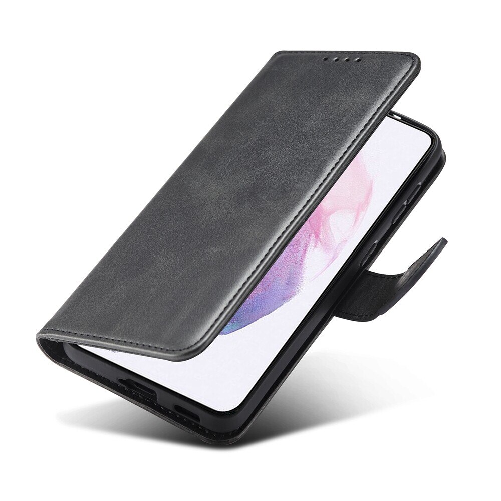 Husa din piele pentru Huawei Nova 10 SE, inchidere magnetica, suport card, suport, neagra