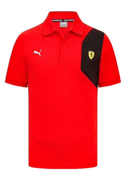 Tricou polo Puma Scuderia Ferrari Classic 2023, Rosu