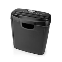 Distrugator hartie NEDIS, A4, 10l, 190W, 2.5m/min, ABS, Negru