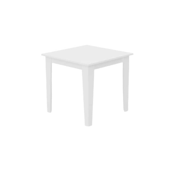 Кухненска маса, 80x80 см, бяла, квадратна, ПДЧ, уникален дизайн, Sasta by Fichi