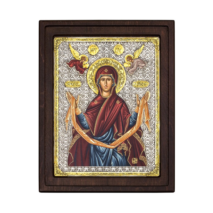 Icoana din argint Braul Maicii Domnului 25x32 cm