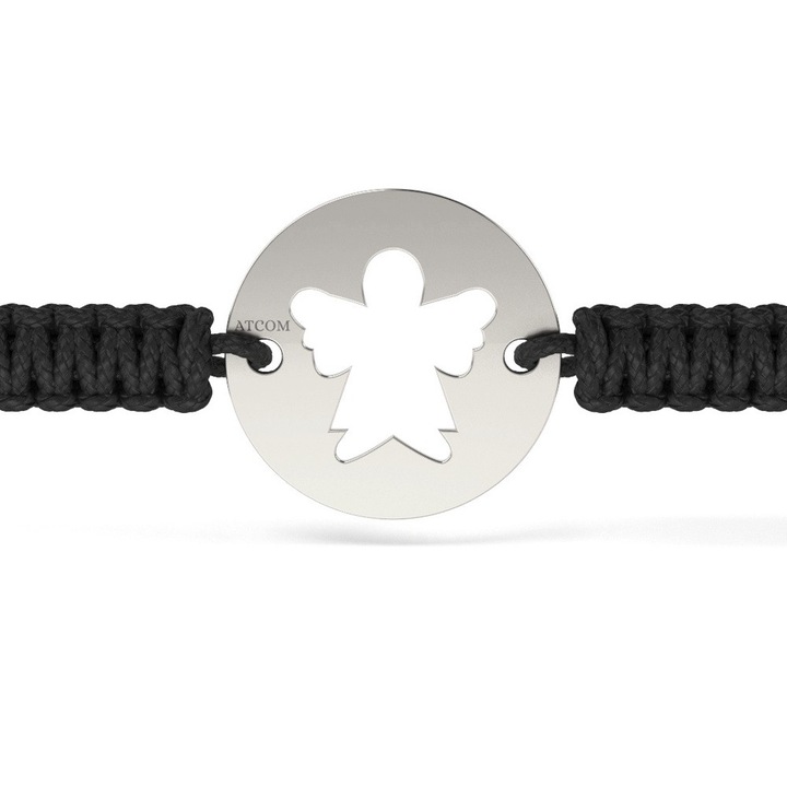 Bratara din argint cu snur model Ortodox 08