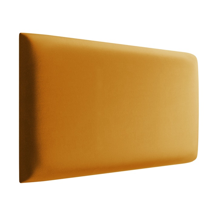 Panou tapitat pentru perete Pag, MIRJAN24, galben, 70x40 cm