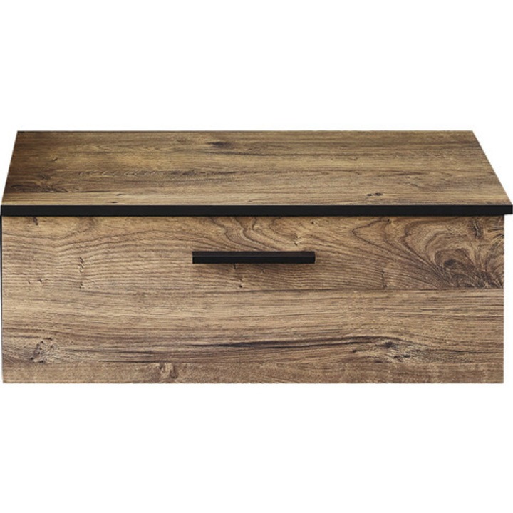 Dulap baie baza suspendat PELIPAL 374, 1 clapeta, PAL, 71x27,5 cm, stejar Ribbeck