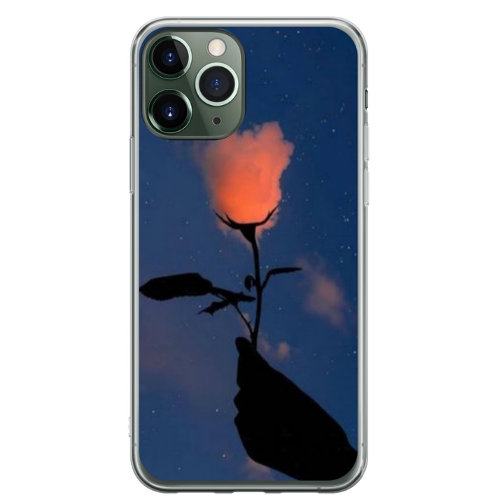 Személyre szabott HQ Print 360 fokos tok Apple iPhone 11 Pro készülékhez, Sky Flower modell, többszínű, S1D1M0159