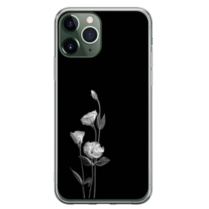 Egyedi HQ Print 360 fokos tok Apple iPhone 11 Pro készülékhez, Abstract Flowers modell, többszínű, S1D1M0216