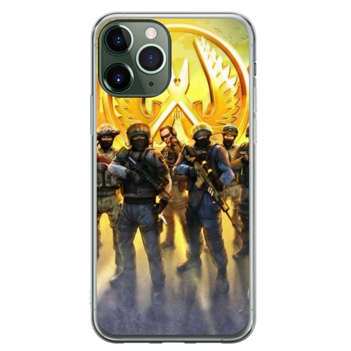 Egyedi HQ Print 360 fokos tok Apple iPhone 11 Pro készülékhez, Counter Strike modell, többszínű, S1D1M0062