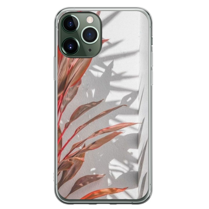 Персонализиран HQ Print 360 градусов калъф за Apple iPhone 11 Pro, модел Leaf Design #4, многоцветен, S1D1M0155