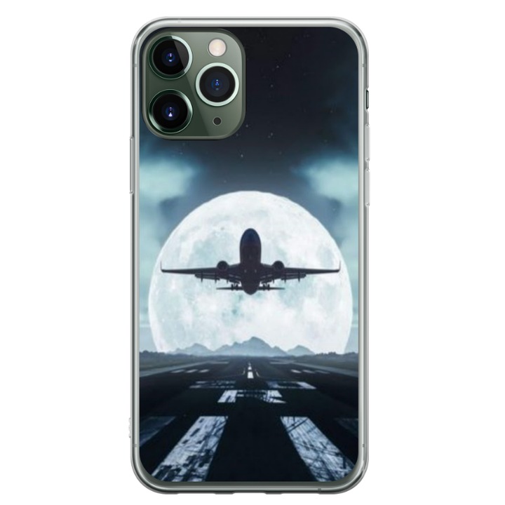 Egyedi HQ Print 360 fokos tok Apple iPhone 11 Pro-hoz, Moon Landing modell, többszínű, S1D1M0077