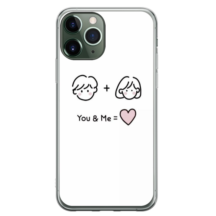 Egyedi HQ Print 360 fokos tok Apple iPhone 11 Pro készülékhez, You and Me modell, többszínű, S1D1M0274