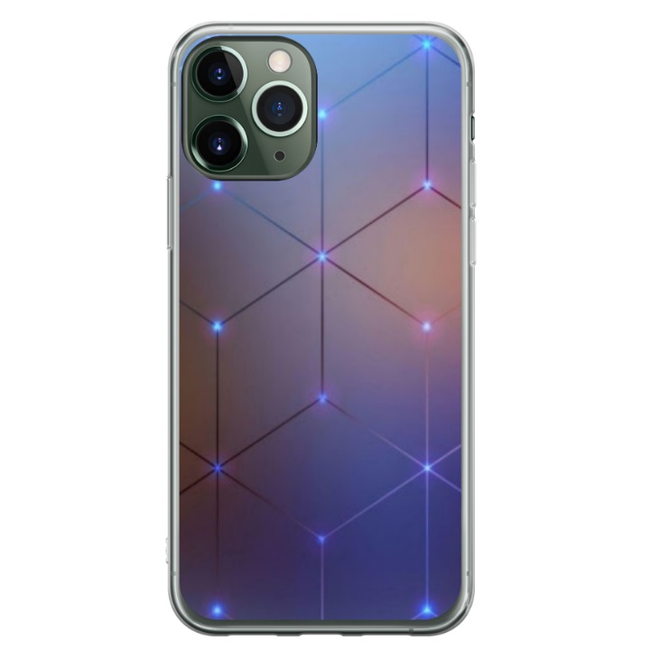 Egyedi HQ Print 360 fokos tok Apple iPhone 11 Pro készülékhez, négyzet alakú modell, többszínű, S1D1M0315