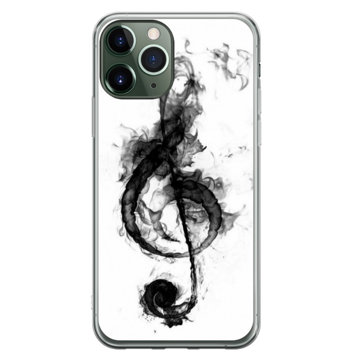 Személyre szabott, 360 fokos úszótok Apple iPhone 11 Pro készülékhez, Song Notes modell, többszínű, S1D1M0357