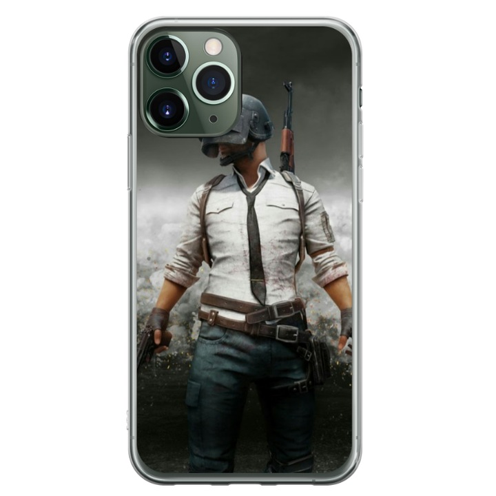 Custom HQ Print 360 градусов калъф за Apple iPhone 11 Pro Max, PUBG модел #1, многоцветен, S1D1M0214