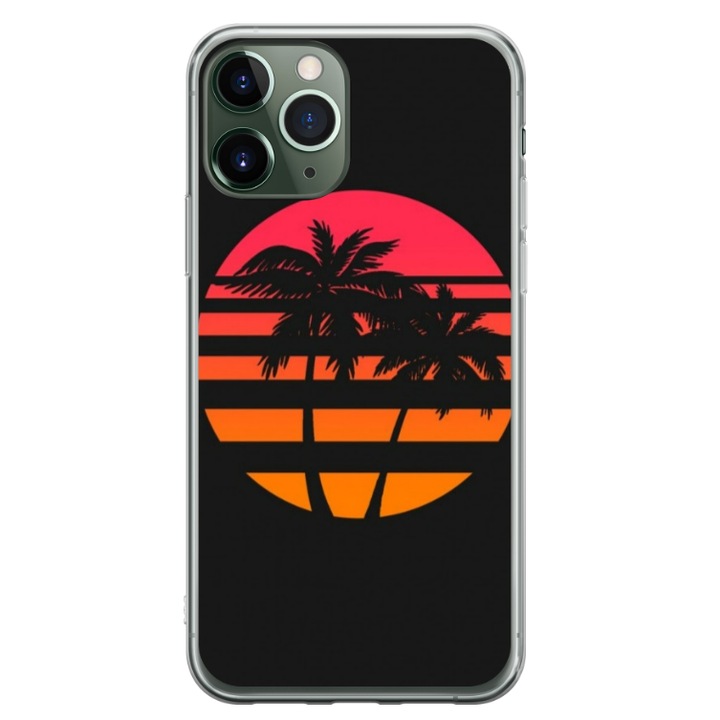 Egyedi HQ Print 360 fokos tok Apple iPhone 11 Pro készülékhez, Beach View modell #3, többszínű, S1D1M0337