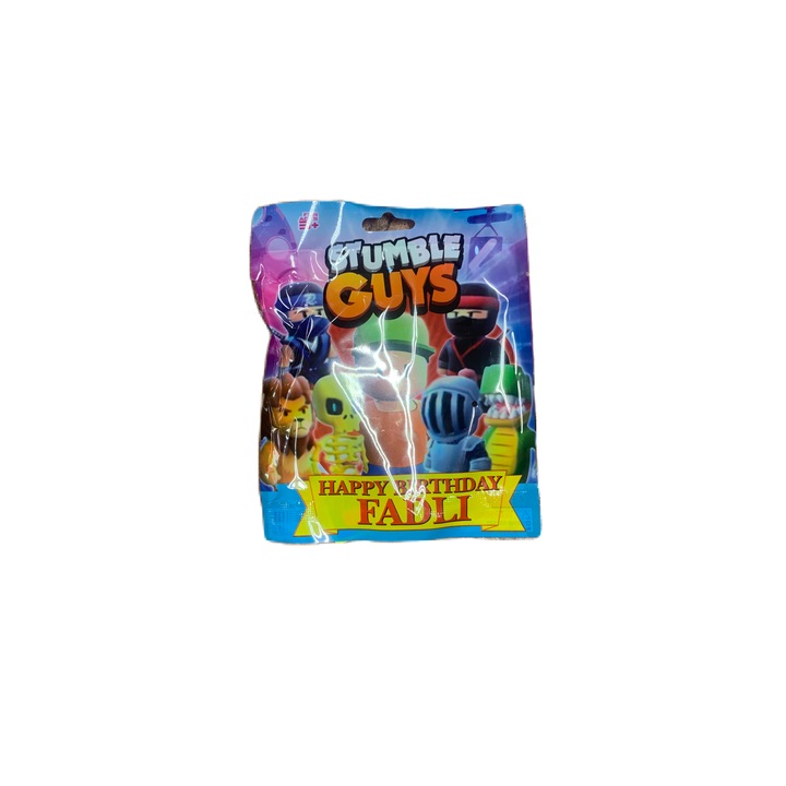 Set 2 plicuri Figurina surpriza Stumble Guys, 6 cm, ANDAY LAND multicolore