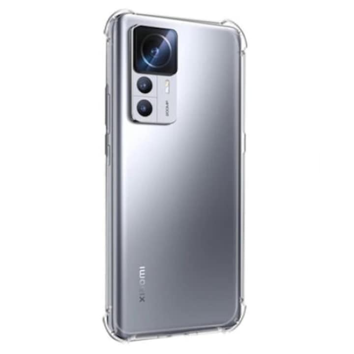 Átlátszó védőtok, vékony 1,5 mm-es, ütésálló, Xiaomi 12T / 12T Pro-hoz, Invisible Trend, Diamond Hexa leejtésgátló technológia, tökéletes illeszkedés, átlátszó