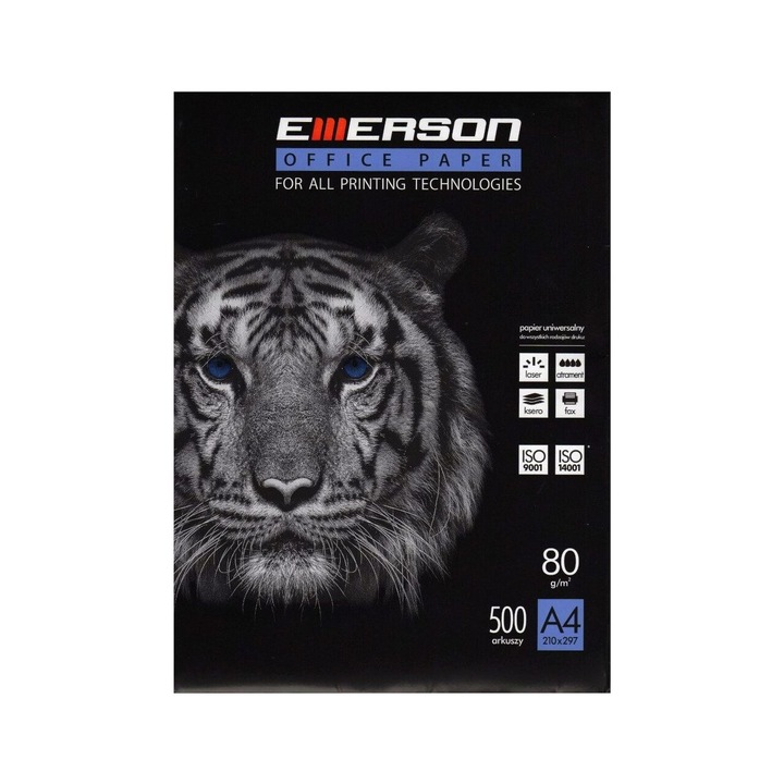 Hartie copiator, Emerson, A4, 80g, 500 coli