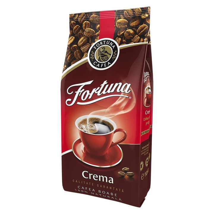 Set 2 x Cafea Boabe Fortuna Crema, 1 kg