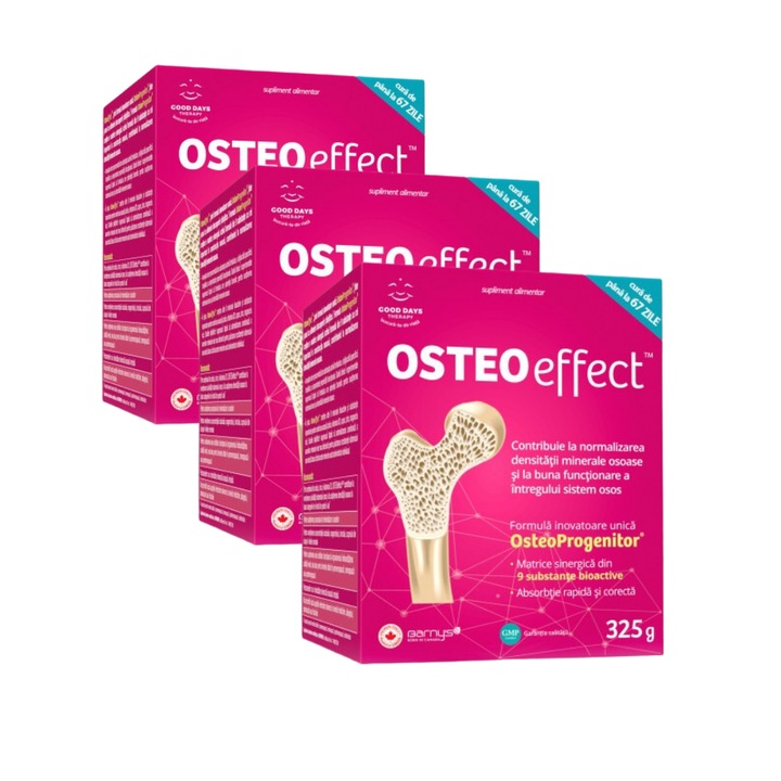 Pachet 3 cutii OSTEOeffect™ - 325 g
