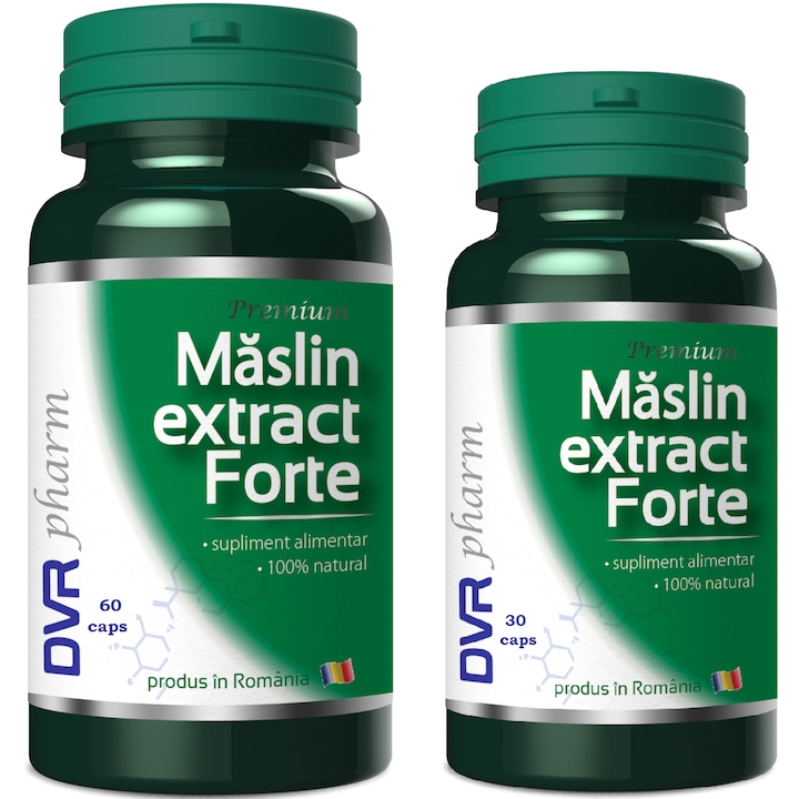 Pachet Maslin extract Forte Astragalus, 2 flacoane, 90cps, DVR Pharm