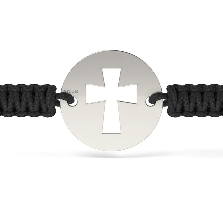 Ezüst karkötő ortodox zsinórral 16-os modell