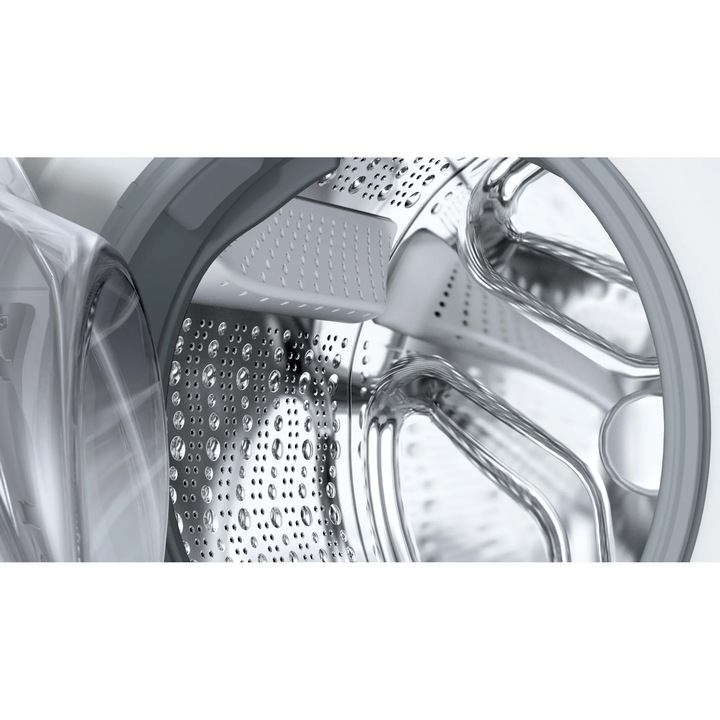 Masina de spalat, Bosch, WUU28T61BY, Incarcare frontala, Seria 6, Clasa energetica A, 1400 rpm, Capacitate 9 kg, Display TouchControl, Alb