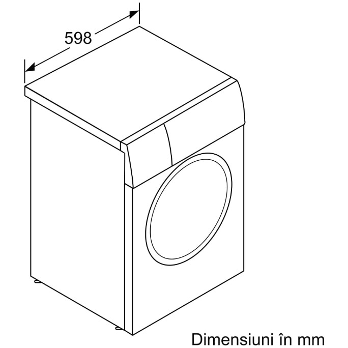Masina de spalat rufe Bosch Seria 8 WGB25690BY, 10 kg, 1600 RPM, EcoSilence Drive, Home Connect , Display Touch control, Iluminare interioara, Iron Assist, Clasa A, 60 cm, Alb