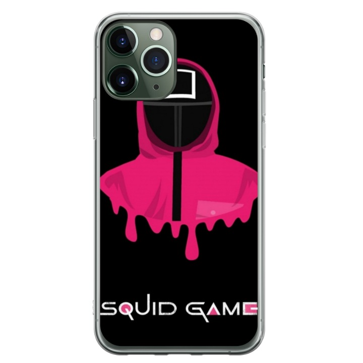 Egyedi HQ Print 360 fokos tok Apple iPhone 11 Pro készülékhez, Squid Game #7 modell, többszínű, S1D1M0179