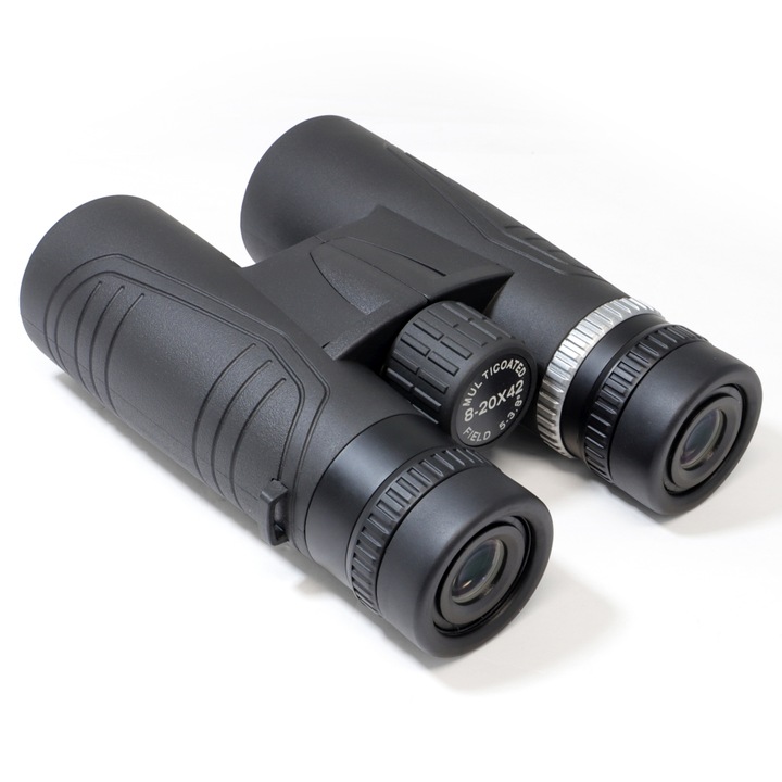 Бинокъл Origin Outdoors с увеличение 8-20 X 42, призма BAK4, с чанта, ясно и ярко изображение