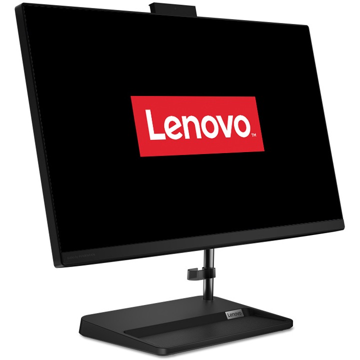 Lenovo IdeaCentre AIO 3 27IAP7 All-in-One asztali számítógép, 27", FHD, Intel® Core™ i7-13620H, 16GB, 512GB SSD, Intel® UHD Graphics, NoOS, Nemzetközi angol billentyűzet, Fekete