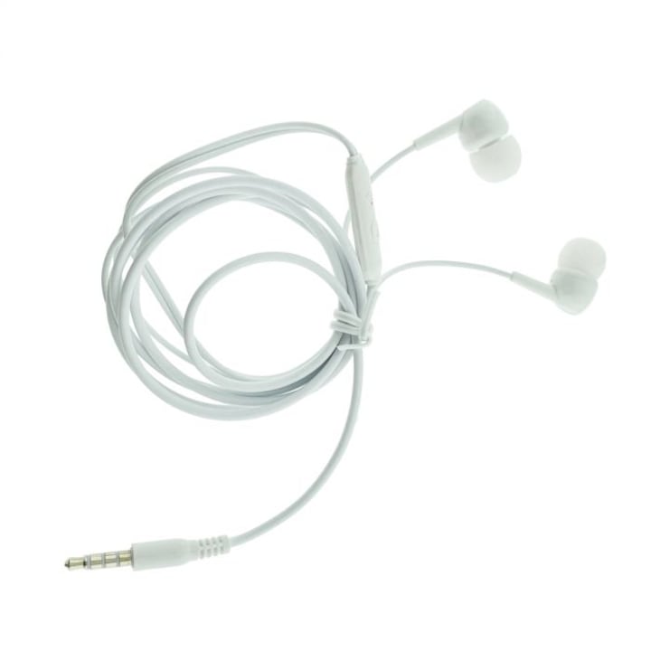 In-Ear слушалки за телефон, жак 3.5 мм конектор, 115 см, бели, TCL-BBL7891