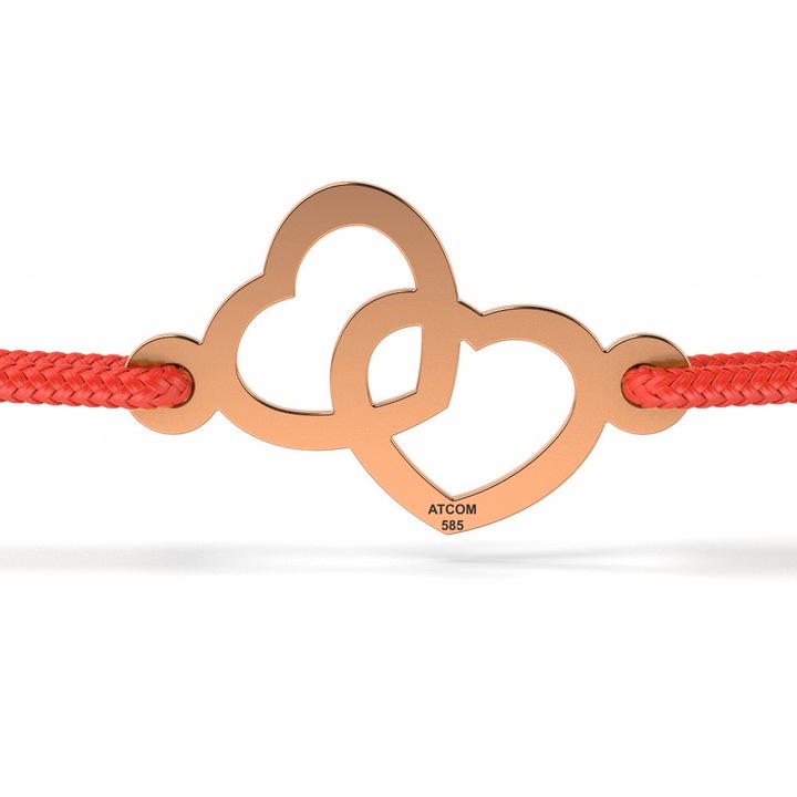 Bratara din aur model Heart of Sun