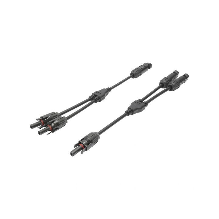 Set conector tip MC4 x2 1.5KW pentru panou solar fotovoltaic conectare in paralel