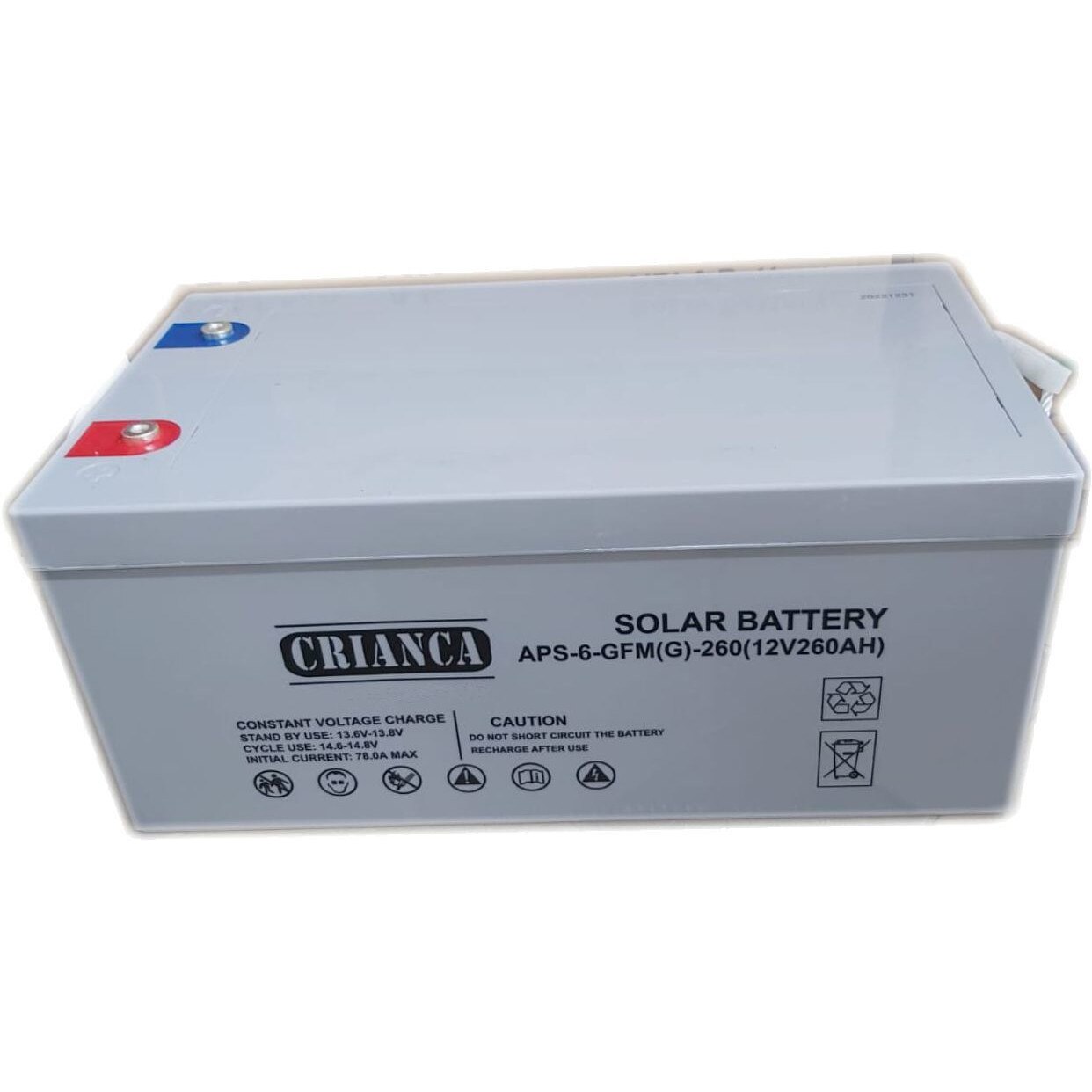 Akkumulátor SOLAR GEL, 12V 260Ah - EMAG.hu