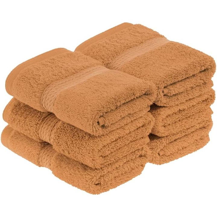 Комплект от 6 кърпи Rituals 30X30 см, 100% памук, медено жълто