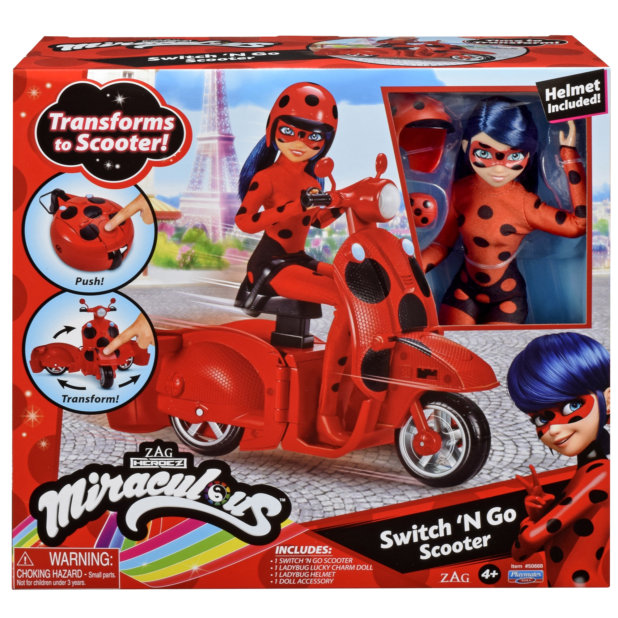 Miraculous Switch 'N Go Scooter from Playmates Toys Review!, toy, review,  Miraculous: Tales of Ladybug & Cat Noir