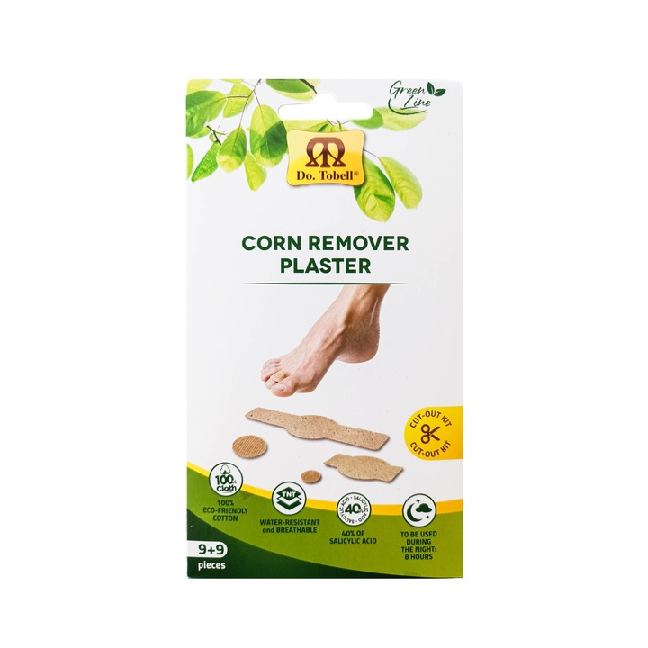 Set plasturi cu acid salicilic pentru indepartarea bataturilor, Do. Tobell, 18 buc