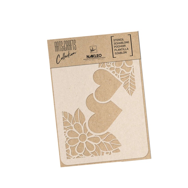 Sablon decorativ reutilizabil, Nakleo, Inimi, A3, 30 x 42 cm