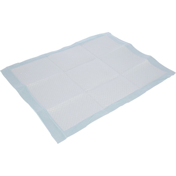 Set 20 covorase igienice pentru catei, Kerbl, Plastic, Alb, 30x50cm